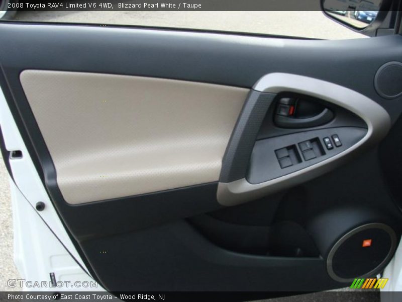 Blizzard Pearl White / Taupe 2008 Toyota RAV4 Limited V6 4WD