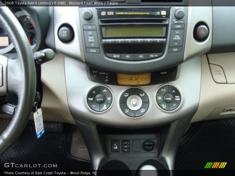 Blizzard Pearl White / Taupe 2008 Toyota RAV4 Limited V6 4WD