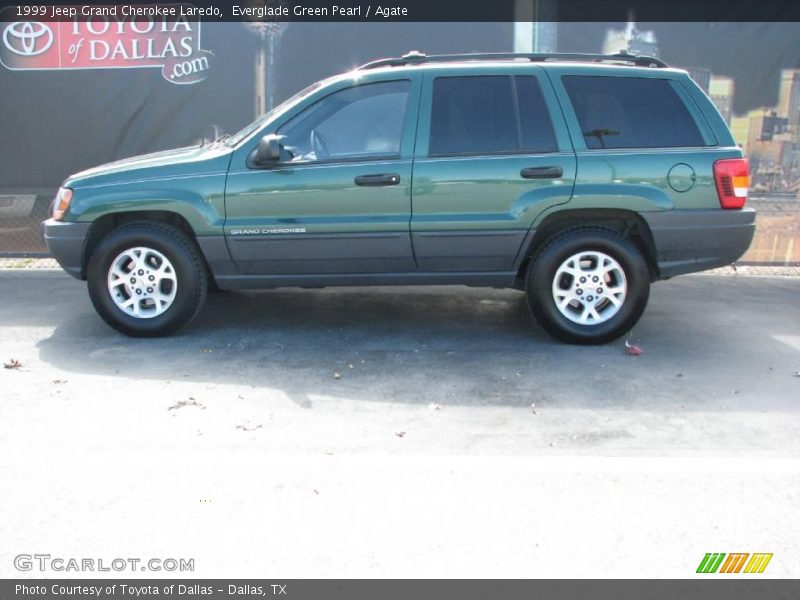 Everglade Green Pearl / Agate 1999 Jeep Grand Cherokee Laredo