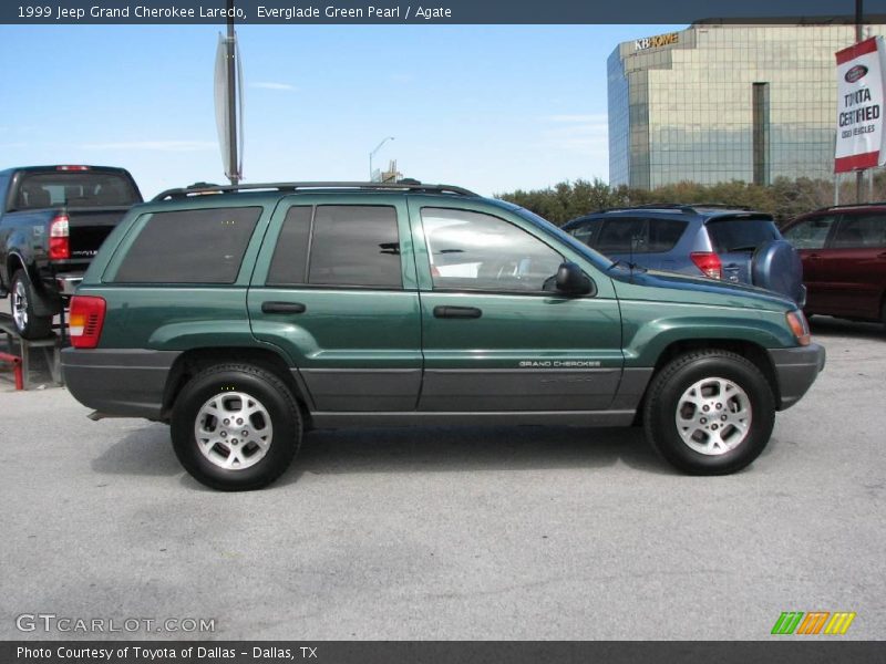 Everglade Green Pearl / Agate 1999 Jeep Grand Cherokee Laredo