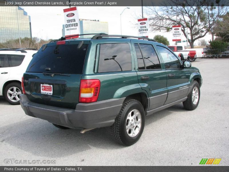 Everglade Green Pearl / Agate 1999 Jeep Grand Cherokee Laredo