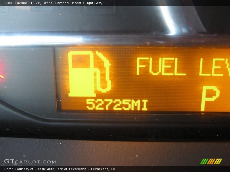 White Diamond Tricoat / Light Gray 2008 Cadillac STS V8