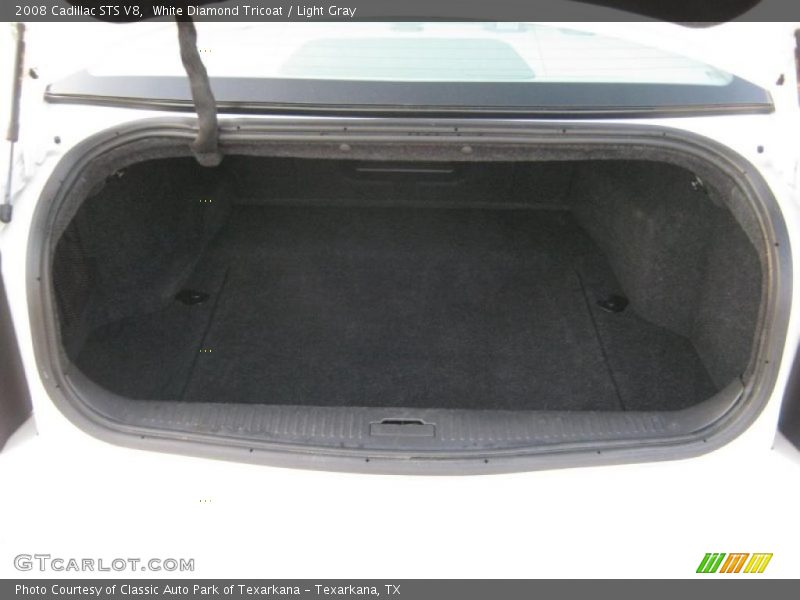 White Diamond Tricoat / Light Gray 2008 Cadillac STS V8