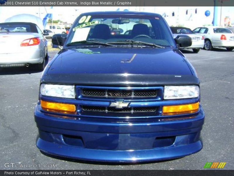 Indigo Blue Metallic / Graphite 2001 Chevrolet S10 Extended Cab Xtreme