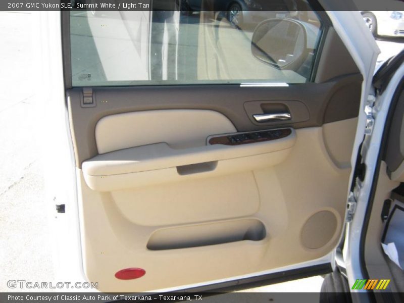 Summit White / Light Tan 2007 GMC Yukon SLE