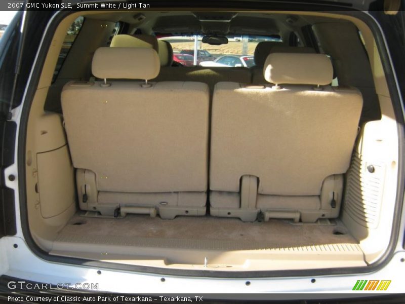 Summit White / Light Tan 2007 GMC Yukon SLE