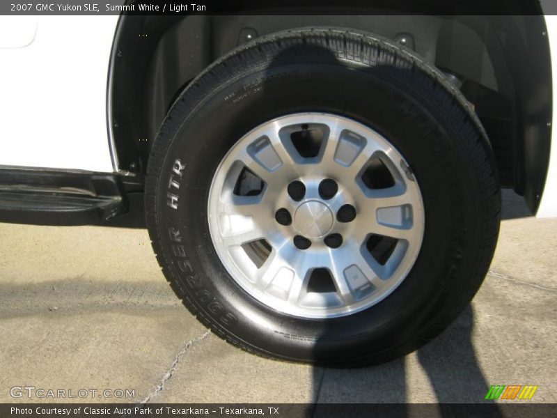 Summit White / Light Tan 2007 GMC Yukon SLE