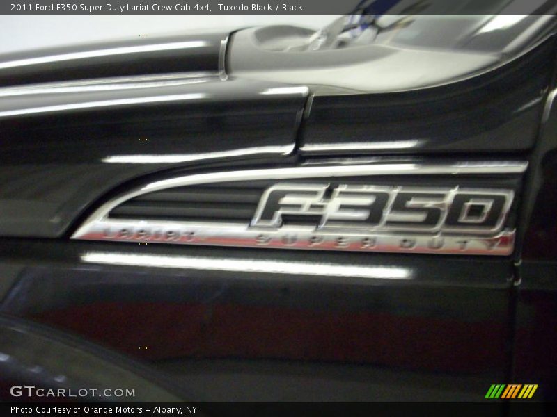 Tuxedo Black / Black 2011 Ford F350 Super Duty Lariat Crew Cab 4x4