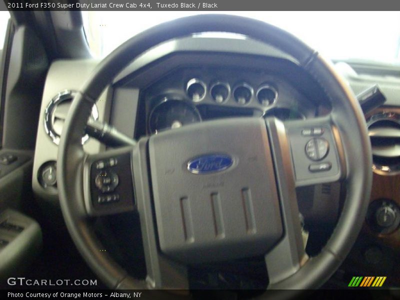 Tuxedo Black / Black 2011 Ford F350 Super Duty Lariat Crew Cab 4x4