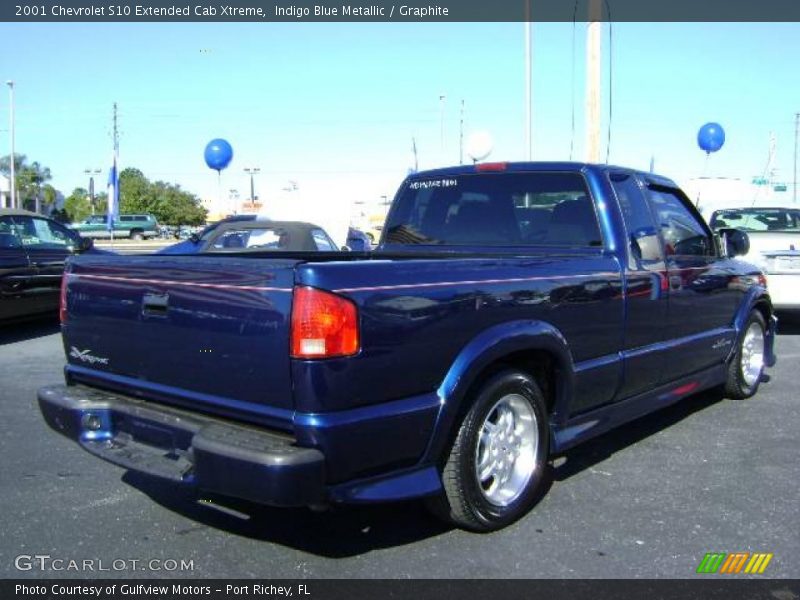 Indigo Blue Metallic / Graphite 2001 Chevrolet S10 Extended Cab Xtreme