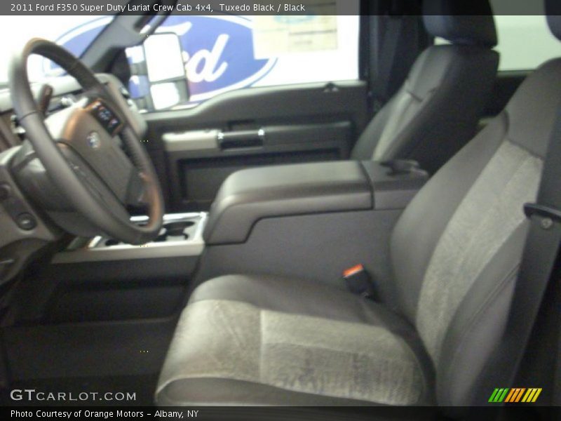 Tuxedo Black / Black 2011 Ford F350 Super Duty Lariat Crew Cab 4x4