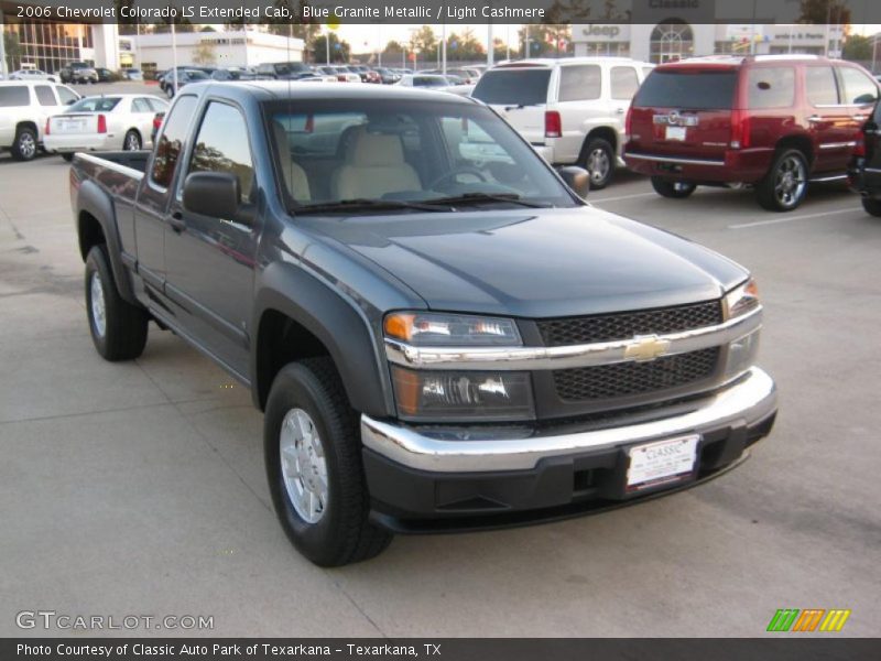 Blue Granite Metallic / Light Cashmere 2006 Chevrolet Colorado LS Extended Cab