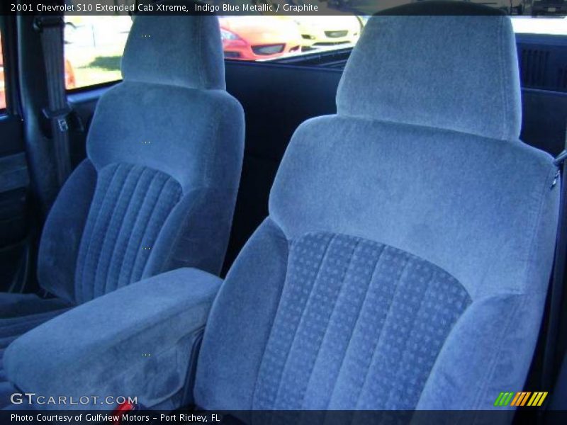 Indigo Blue Metallic / Graphite 2001 Chevrolet S10 Extended Cab Xtreme