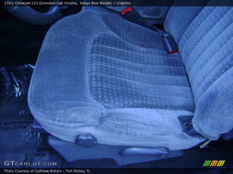 Indigo Blue Metallic / Graphite 2001 Chevrolet S10 Extended Cab Xtreme