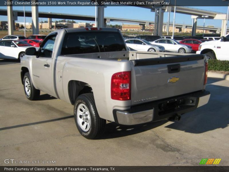  2007 Silverado 1500 Work Truck Regular Cab Silver Birch Metallic