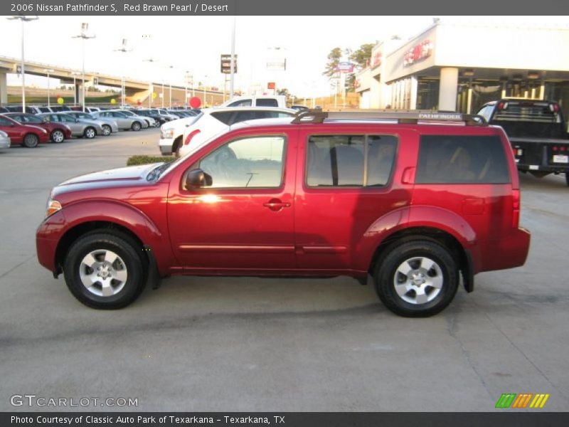 Red Brawn Pearl / Desert 2006 Nissan Pathfinder S