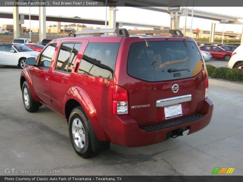 Red Brawn Pearl / Desert 2006 Nissan Pathfinder S
