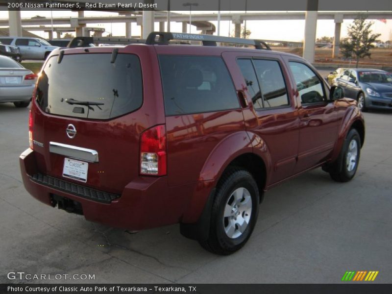 Red Brawn Pearl / Desert 2006 Nissan Pathfinder S