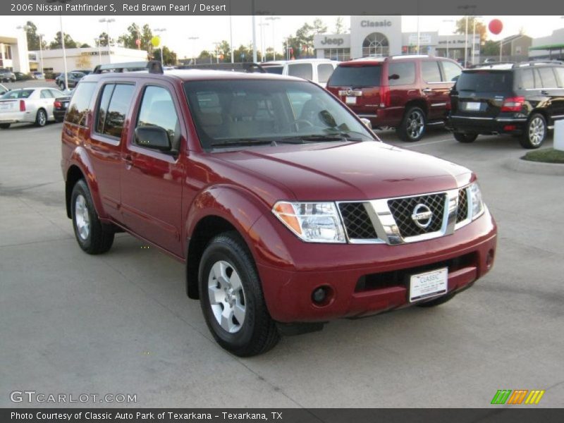 Red Brawn Pearl / Desert 2006 Nissan Pathfinder S