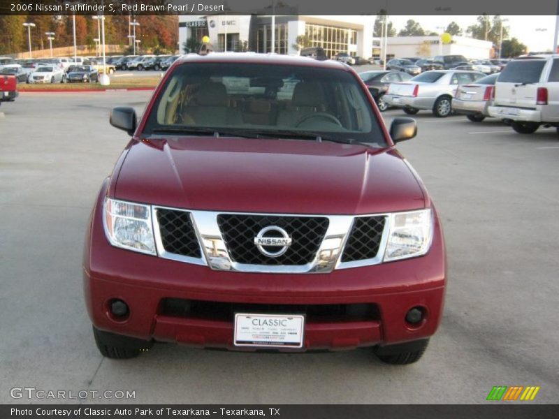 Red Brawn Pearl / Desert 2006 Nissan Pathfinder S