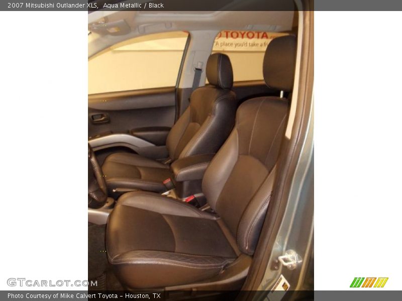 Aqua Metallic / Black 2007 Mitsubishi Outlander XLS