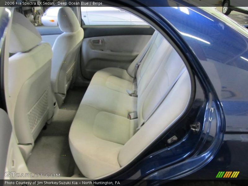 Deep Ocean Blue / Beige 2006 Kia Spectra EX Sedan