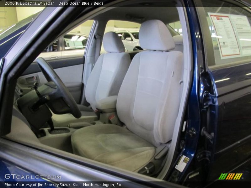 Deep Ocean Blue / Beige 2006 Kia Spectra EX Sedan