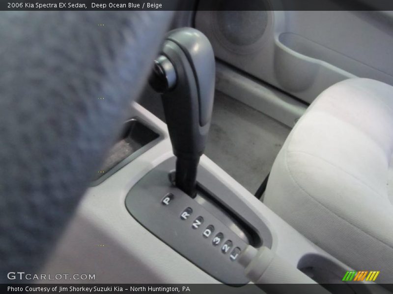 Deep Ocean Blue / Beige 2006 Kia Spectra EX Sedan