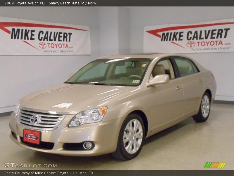 Sandy Beach Metallic / Ivory 2009 Toyota Avalon XLS