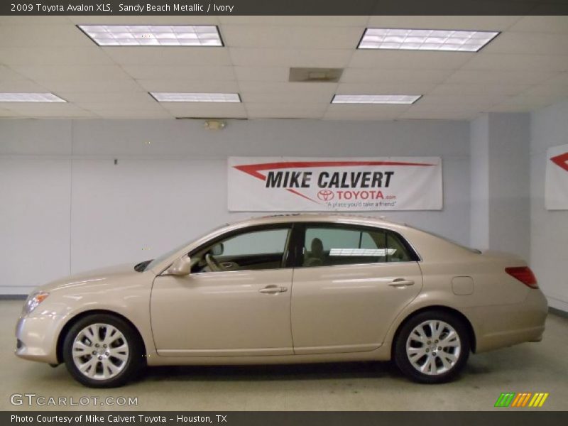 Sandy Beach Metallic / Ivory 2009 Toyota Avalon XLS