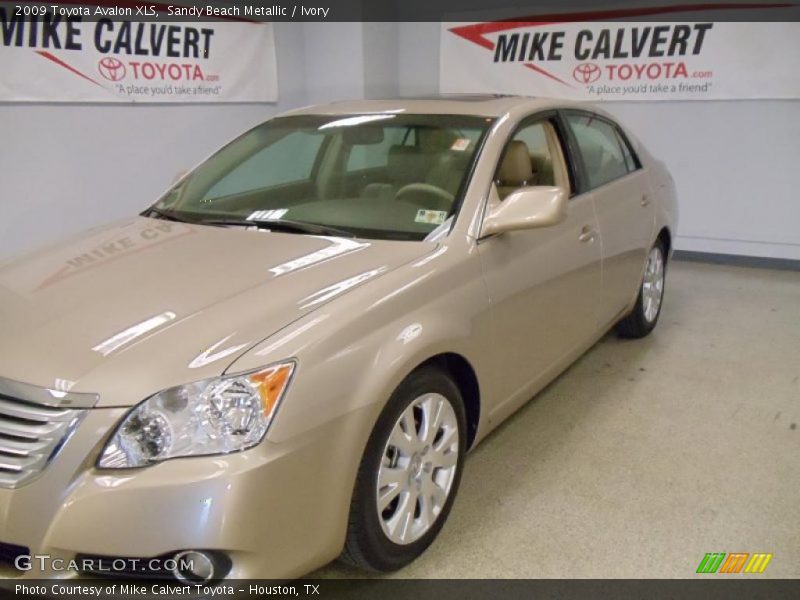 Sandy Beach Metallic / Ivory 2009 Toyota Avalon XLS
