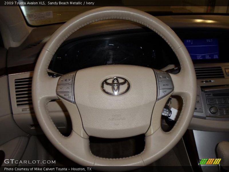 Sandy Beach Metallic / Ivory 2009 Toyota Avalon XLS
