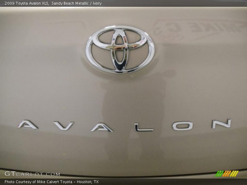 Sandy Beach Metallic / Ivory 2009 Toyota Avalon XLS