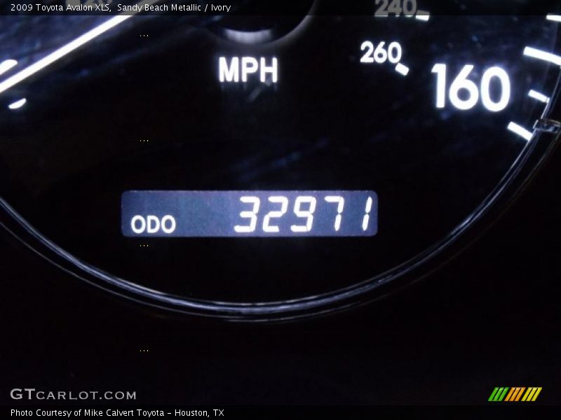 Sandy Beach Metallic / Ivory 2009 Toyota Avalon XLS