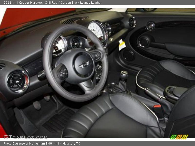 Chili Red / Carbon Black Lounge Leather 2011 Mini Cooper Hardtop