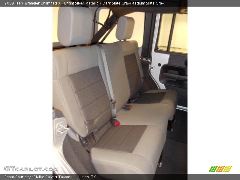 Bright Silver Metallic / Dark Slate Gray/Medium Slate Gray 2009 Jeep Wrangler Unlimited X