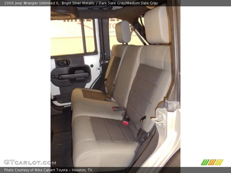 Bright Silver Metallic / Dark Slate Gray/Medium Slate Gray 2009 Jeep Wrangler Unlimited X