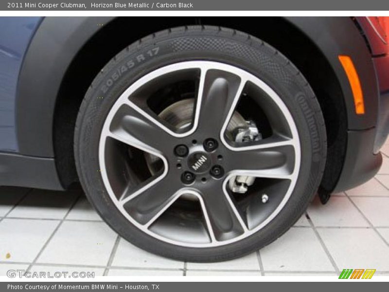 Horizon Blue Metallic / Carbon Black 2011 Mini Cooper Clubman