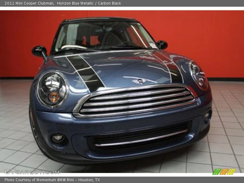 Horizon Blue Metallic / Carbon Black 2011 Mini Cooper Clubman