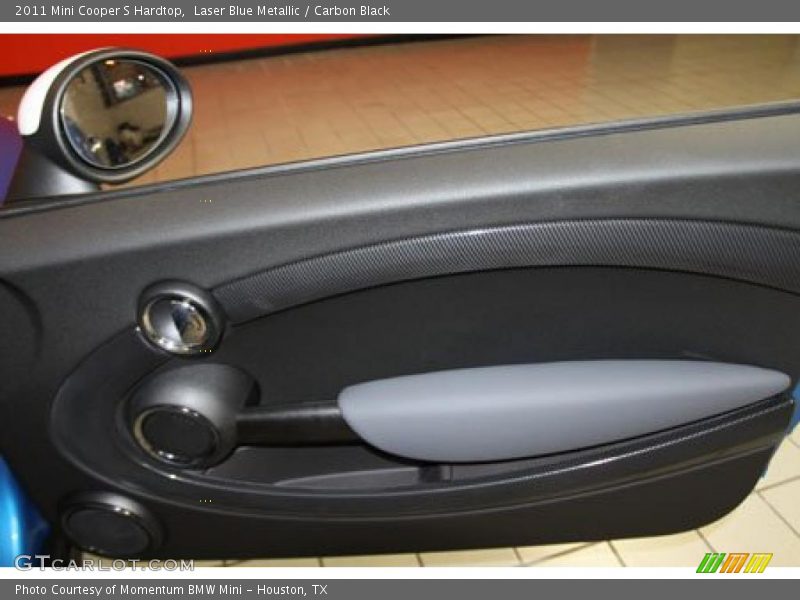 Laser Blue Metallic / Carbon Black 2011 Mini Cooper S Hardtop