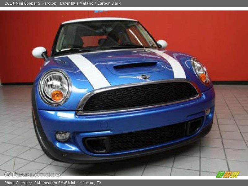 Laser Blue Metallic / Carbon Black 2011 Mini Cooper S Hardtop