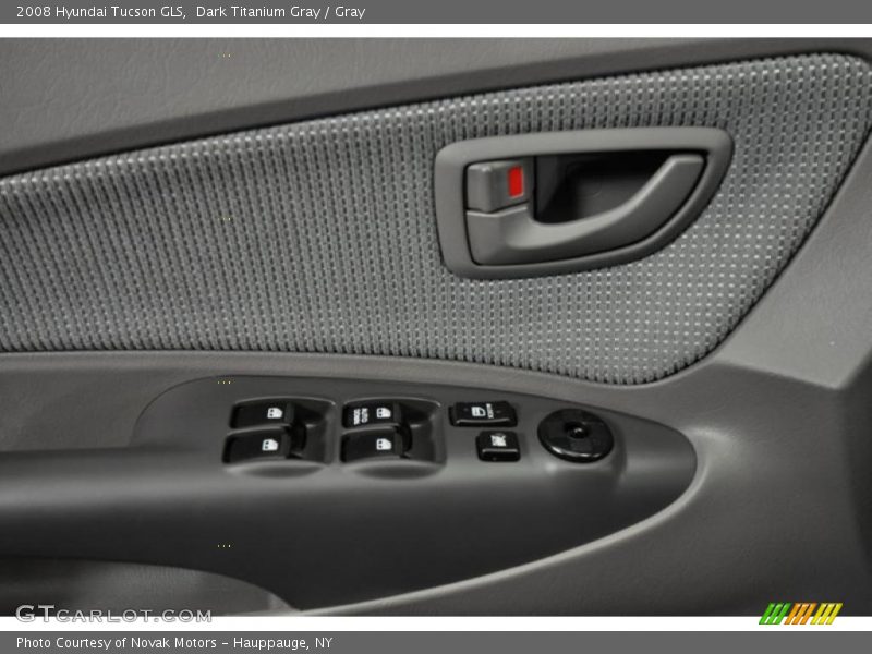 Dark Titanium Gray / Gray 2008 Hyundai Tucson GLS