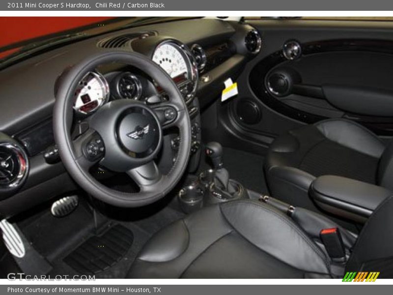Chili Red / Carbon Black 2011 Mini Cooper S Hardtop