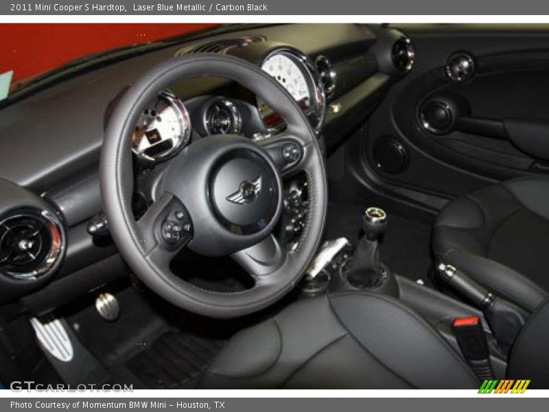 Laser Blue Metallic / Carbon Black 2011 Mini Cooper S Hardtop