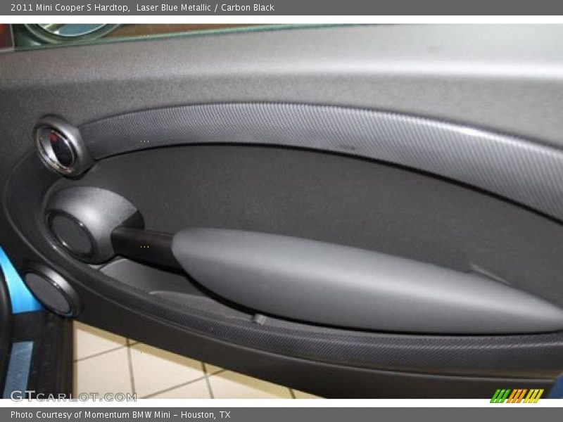 Laser Blue Metallic / Carbon Black 2011 Mini Cooper S Hardtop