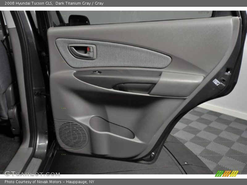 Dark Titanium Gray / Gray 2008 Hyundai Tucson GLS