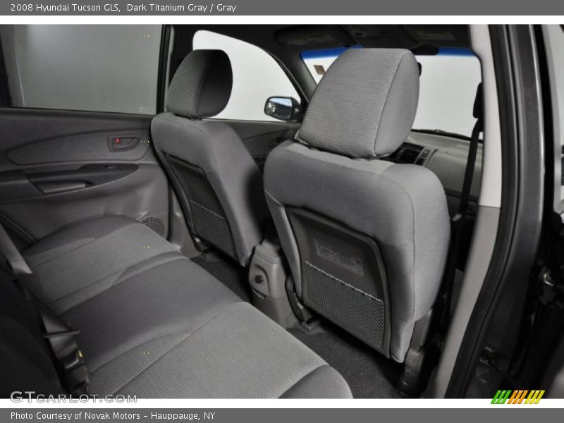 Dark Titanium Gray / Gray 2008 Hyundai Tucson GLS