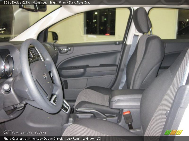 Bright White / Dark Slate Gray 2011 Dodge Caliber Mainstreet
