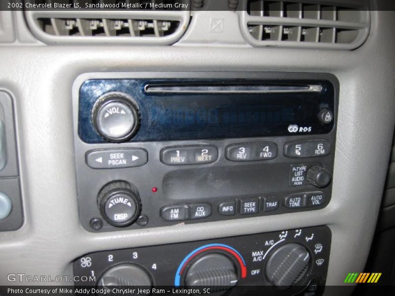 Controls of 2002 Blazer LS