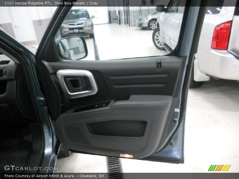 Steel Blue Metallic / Gray 2007 Honda Ridgeline RTL